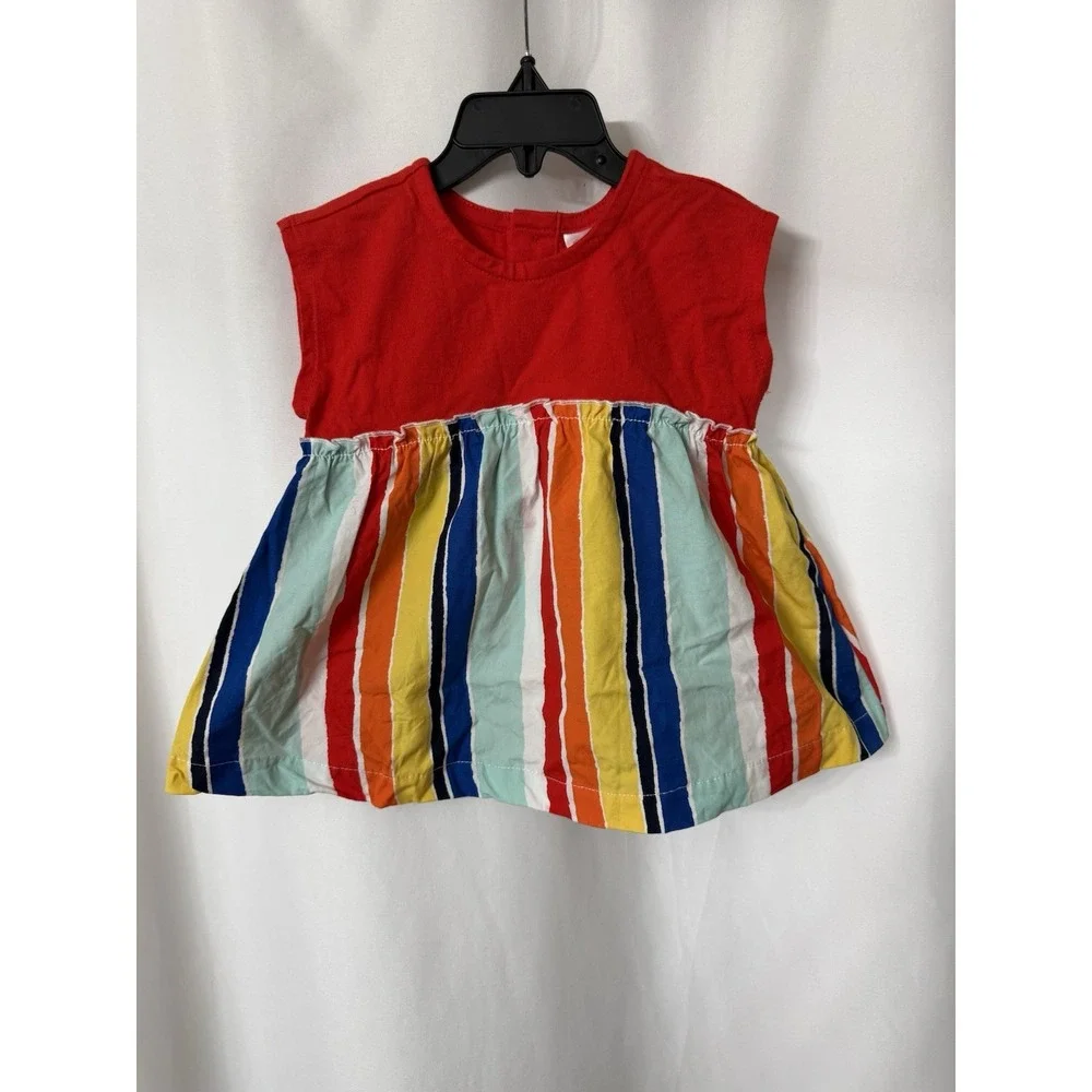 Hanna Andersson Dress with Bloomers 3-6 Months Stripes G23